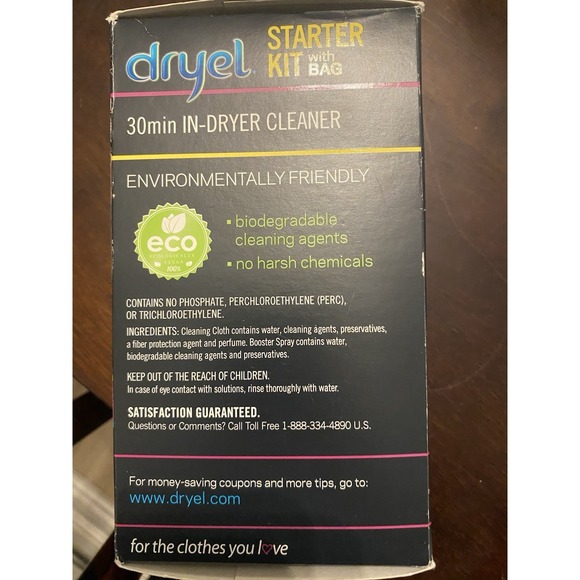 Dryel At-Home Dry Cleaning Starter Kit With Bag, Spray And Two Clothes - Picture 2 of 3